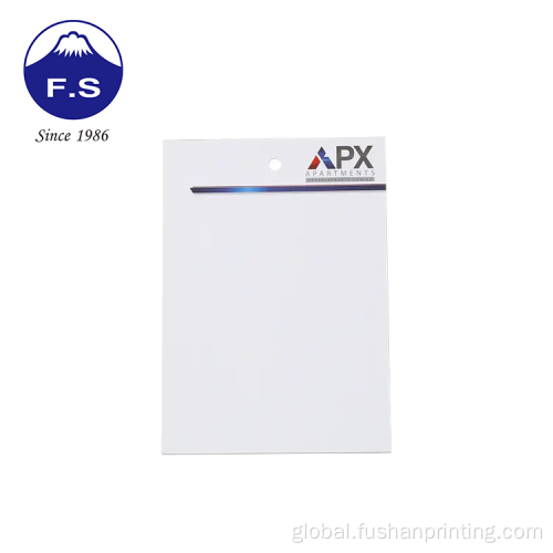 China Glued head woodfree paper customized logo notepad printed Supplier